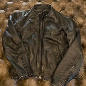 Men’s leather coat
